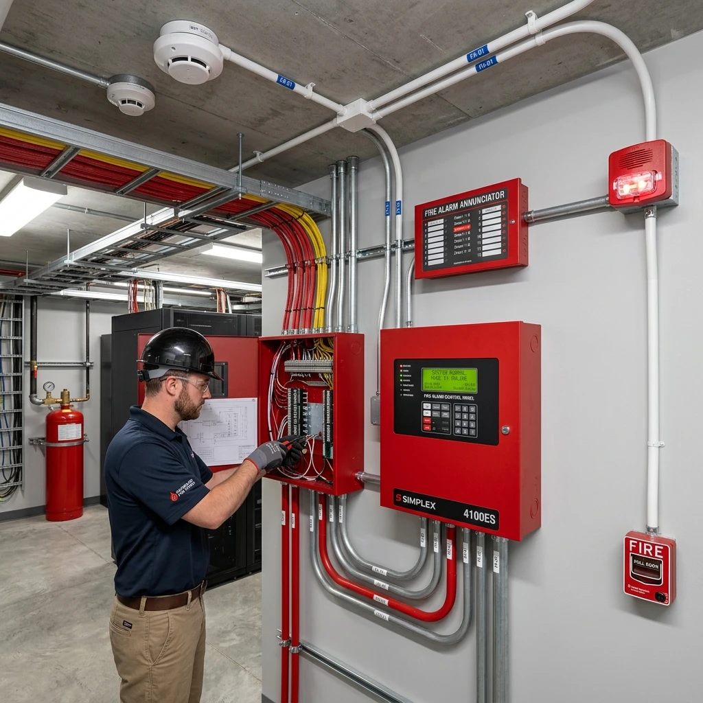 Representative visual of Fire Safety & Detection infrastructure