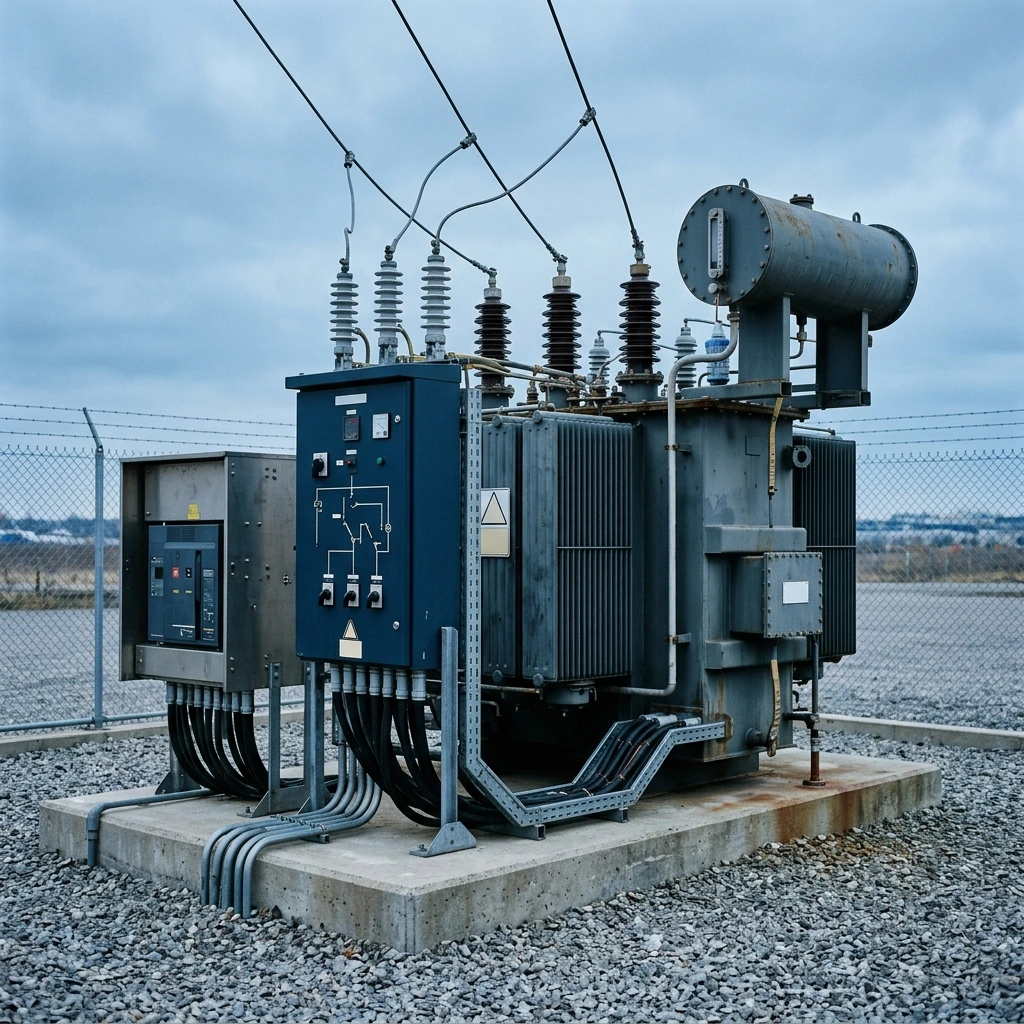 11kV 33kV Outdoor Distribution Transformer Installation